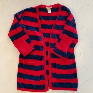 Tulle Medium Long-sleeve Cardigan with Pockets